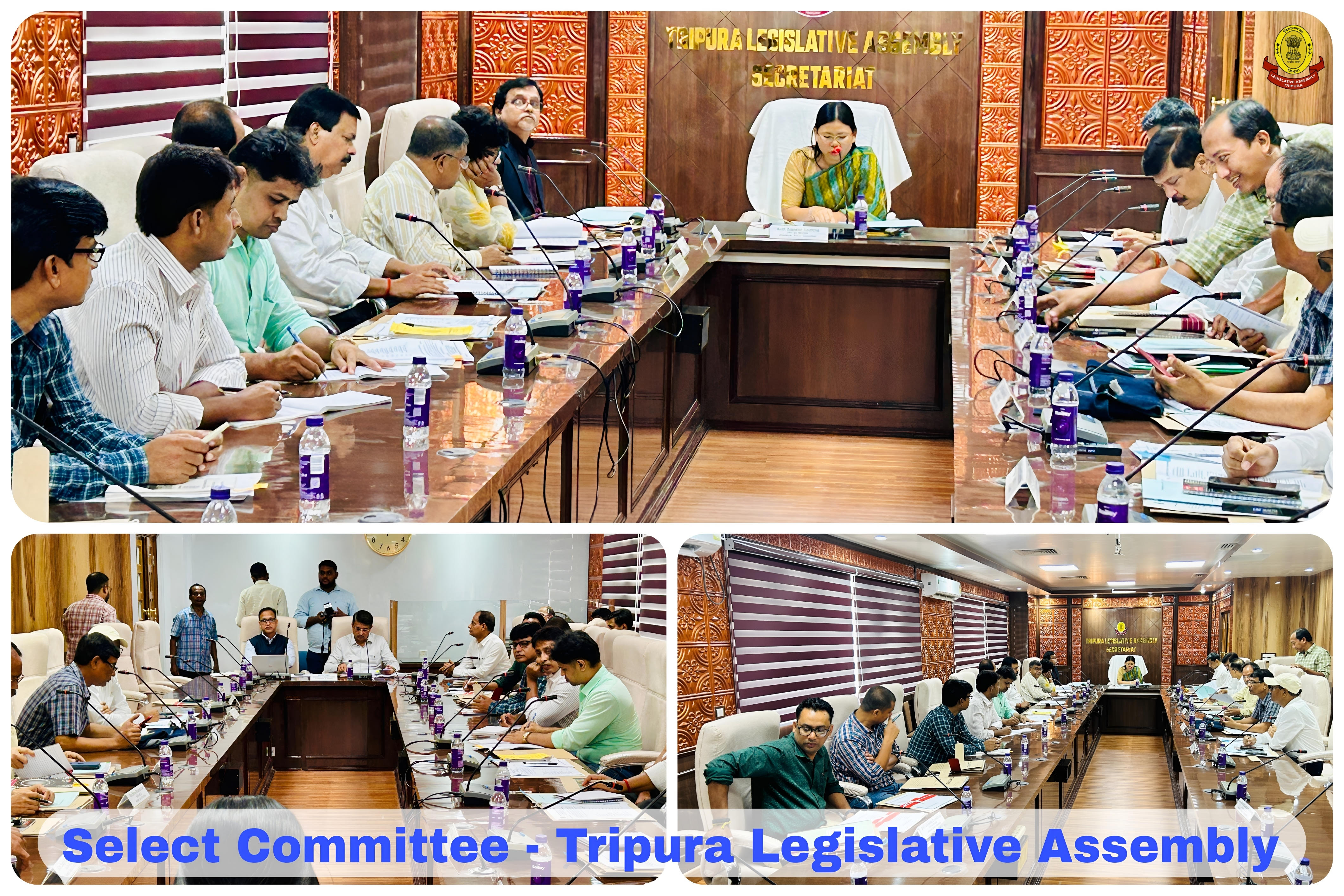 Meeting of the Select Committee of the Tripura Legislative Assembly he...
